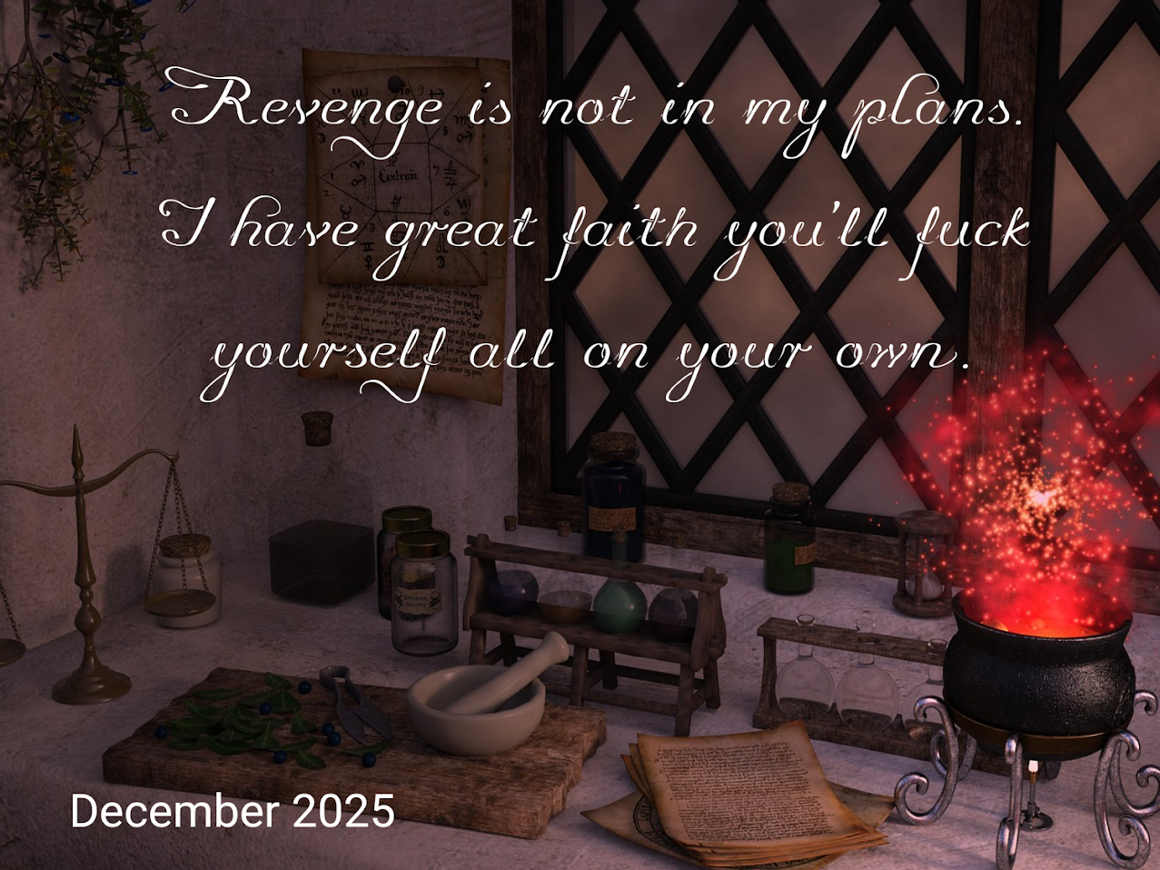 A Bitch of a Witch of a Calendar 2025
