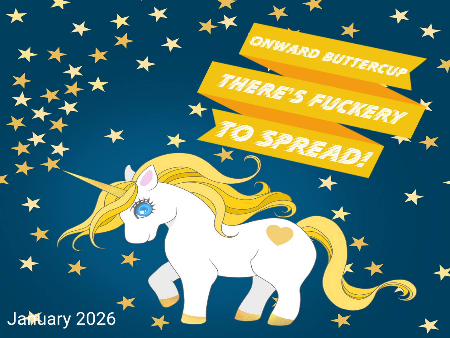 Because Fuck It Calendar 2026