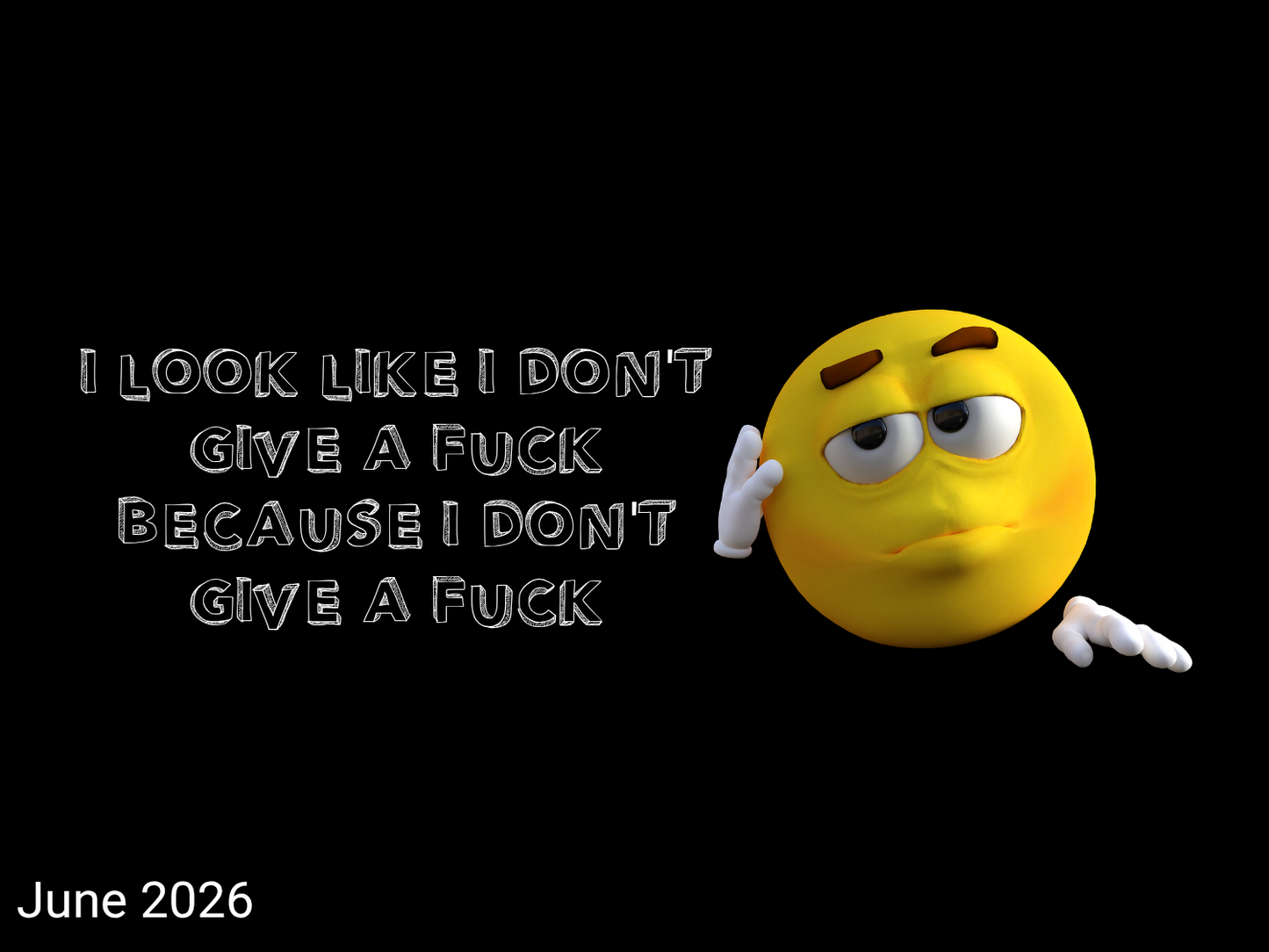 Because Fuck It Calendar 2026