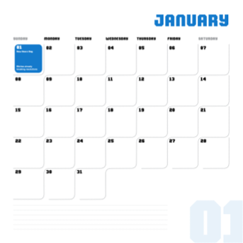 Because Fuck It Calendar 2026