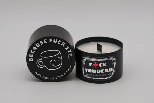 Fuck Trudeau Candle