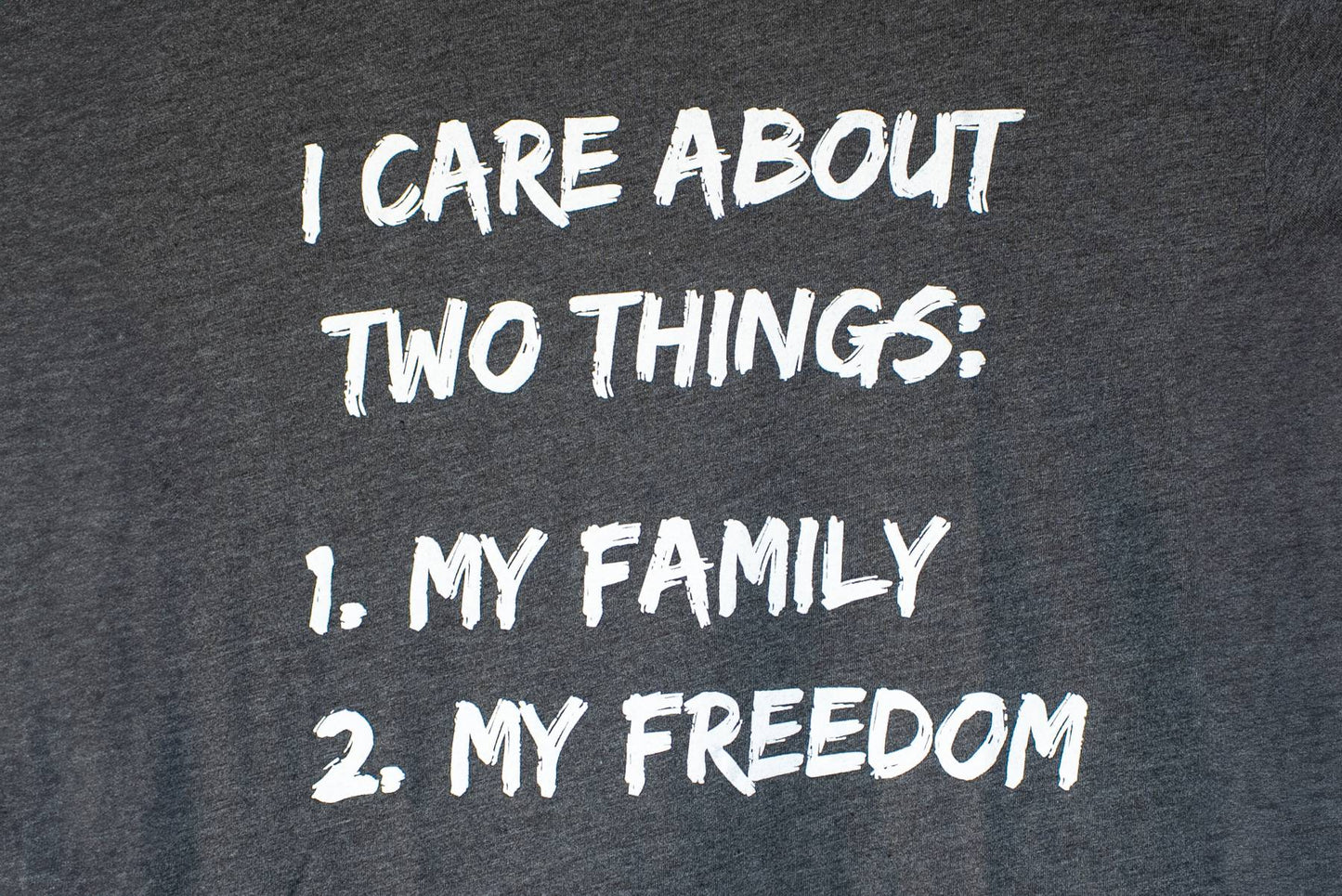 MENS Tee - I Care About...