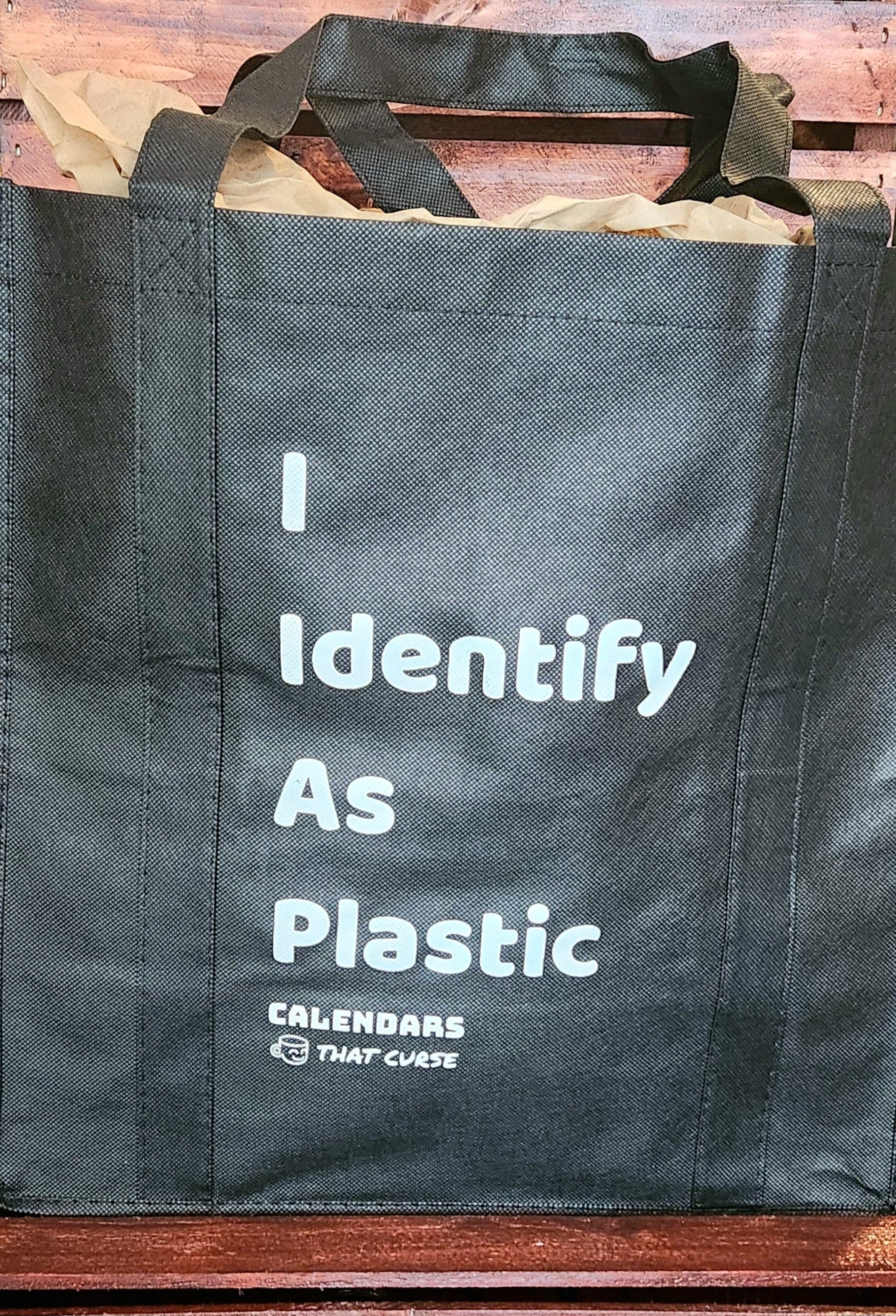 Identify As Plastic Tote
