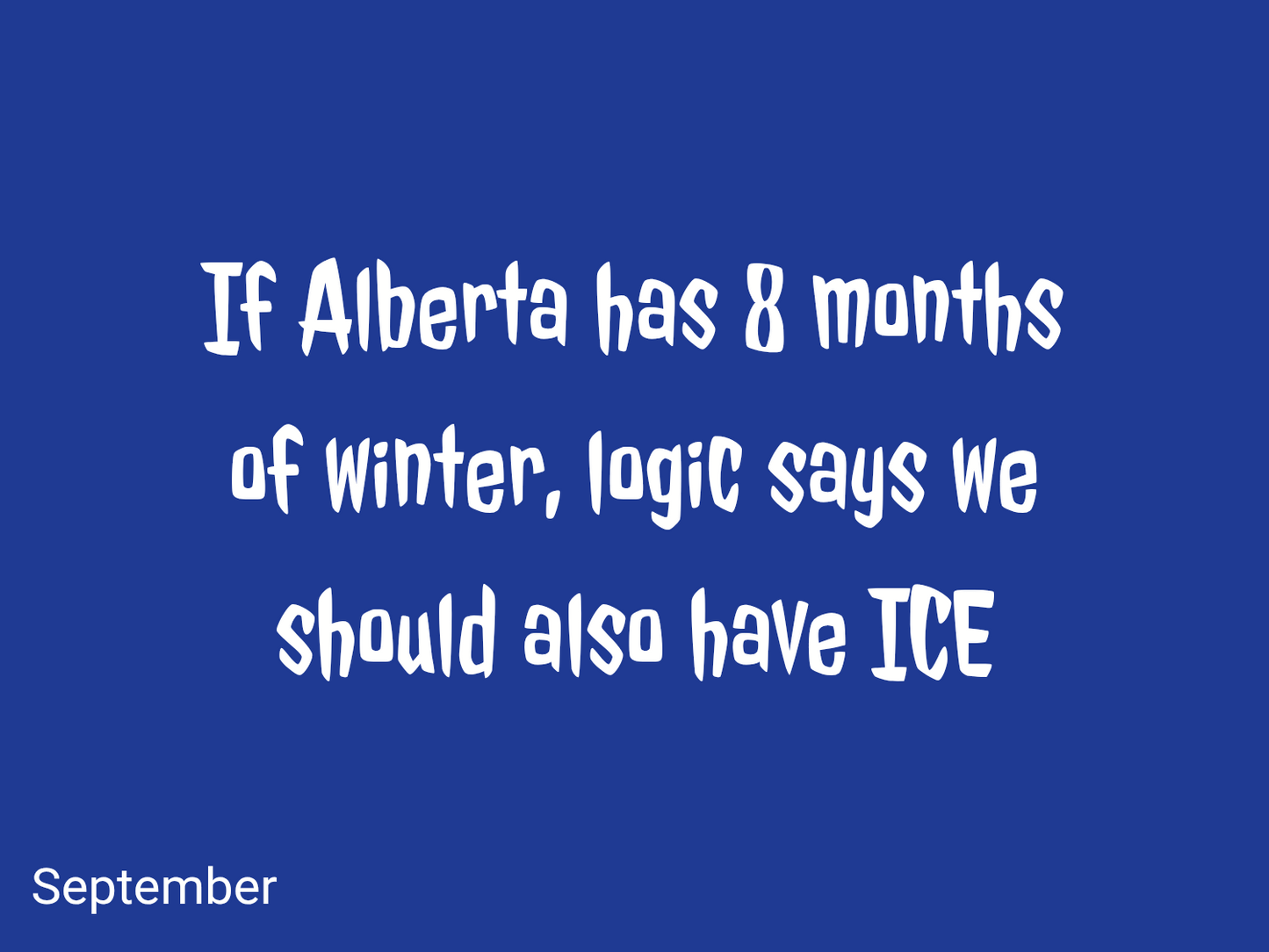 An Alberta First Calendar 2027