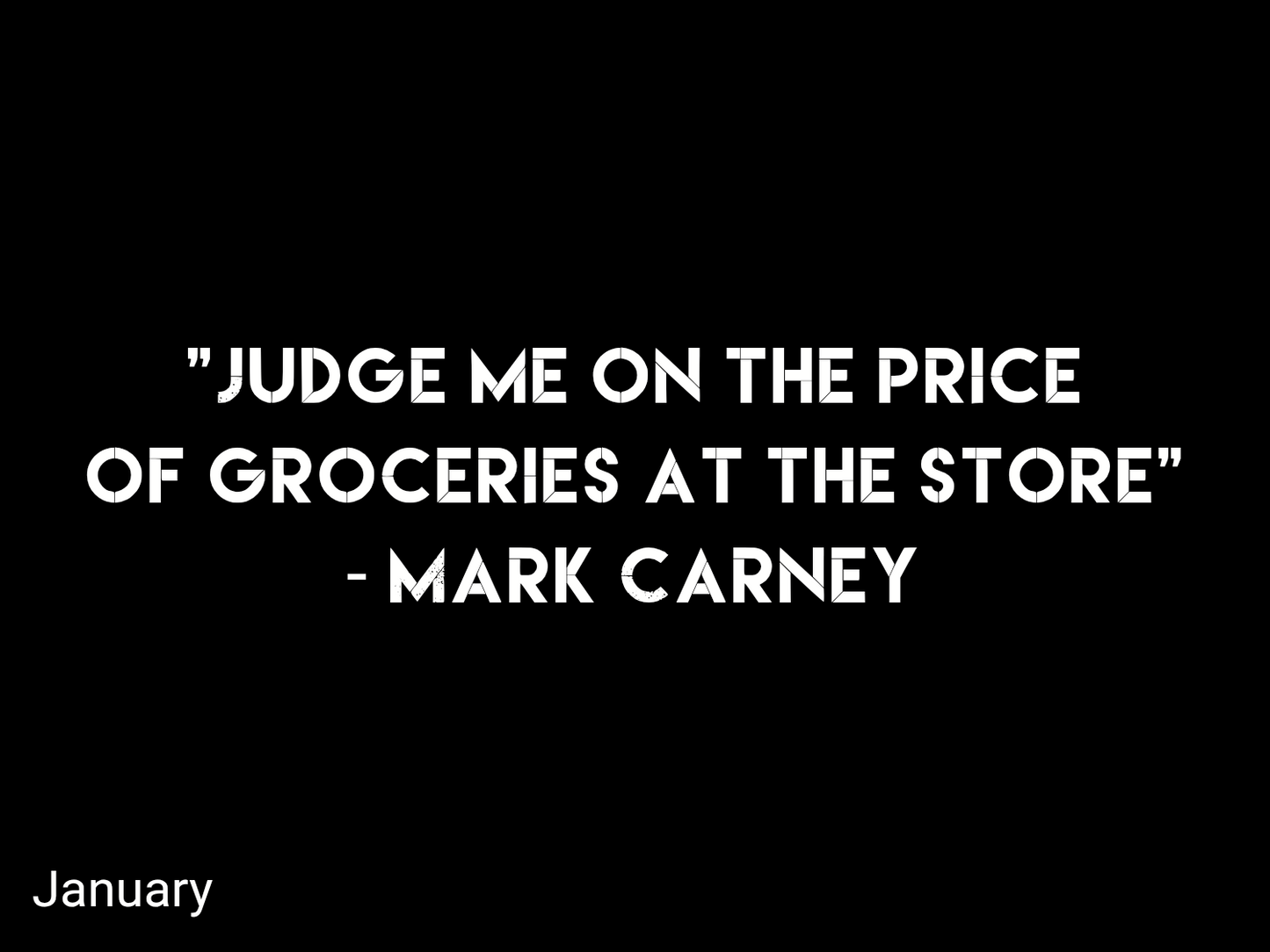 A Fuck Carney Calendar 2027