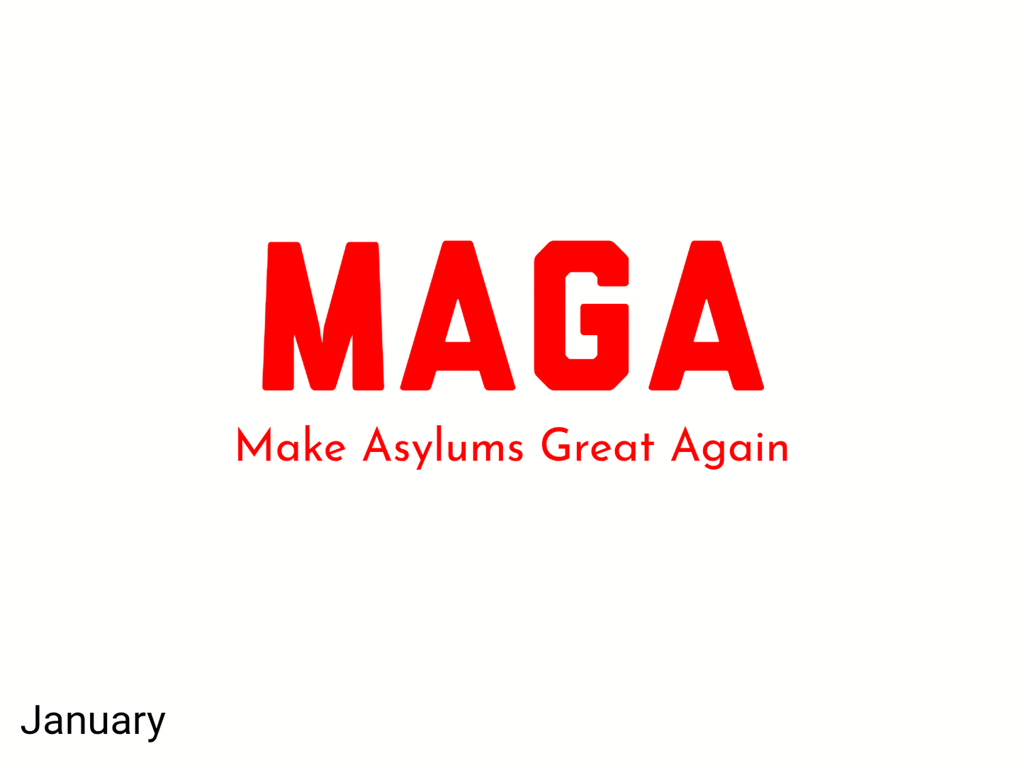 Make Calendars Great Again 2027