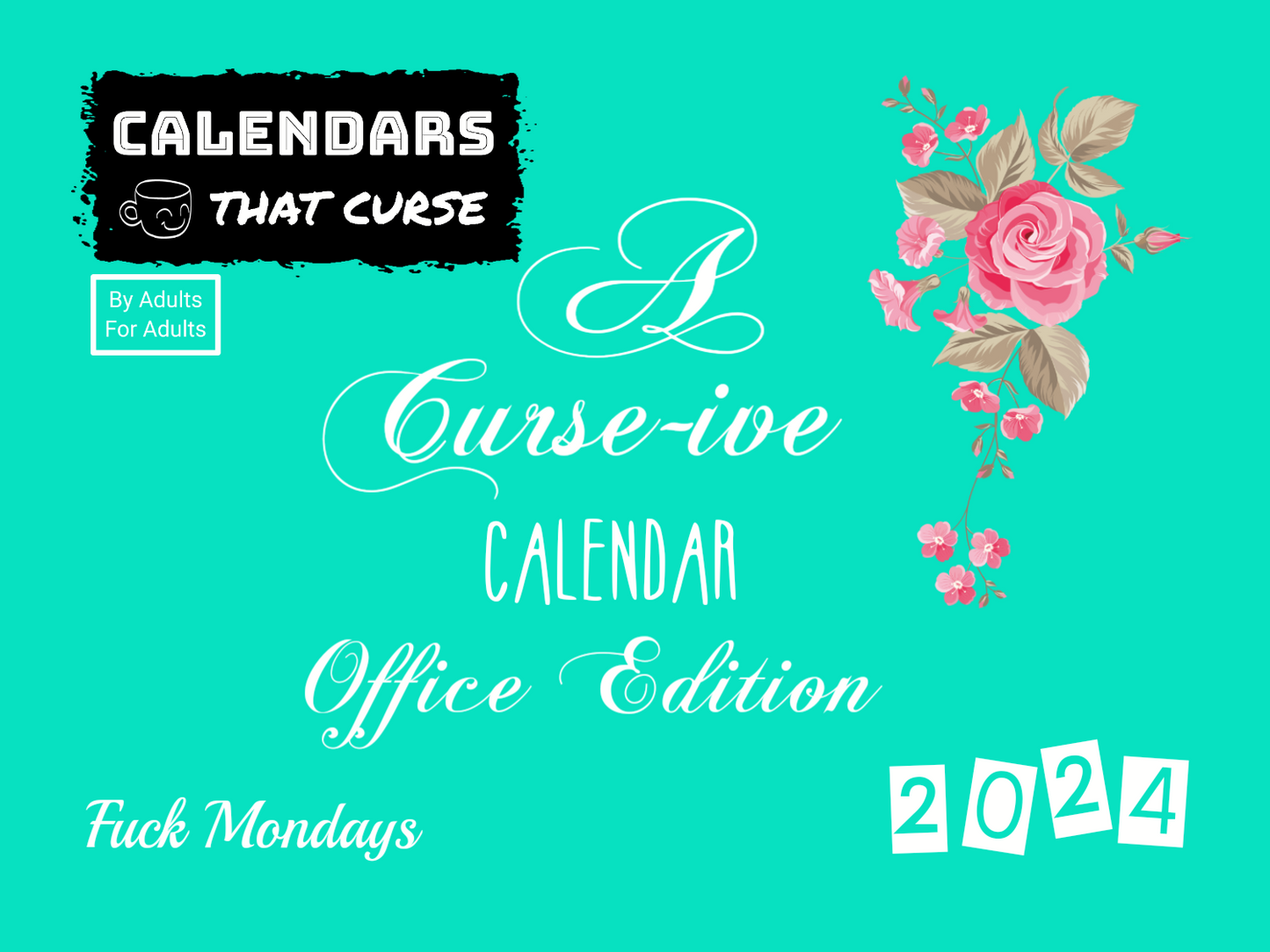 A Cursive Calendar - Office Edition 2024