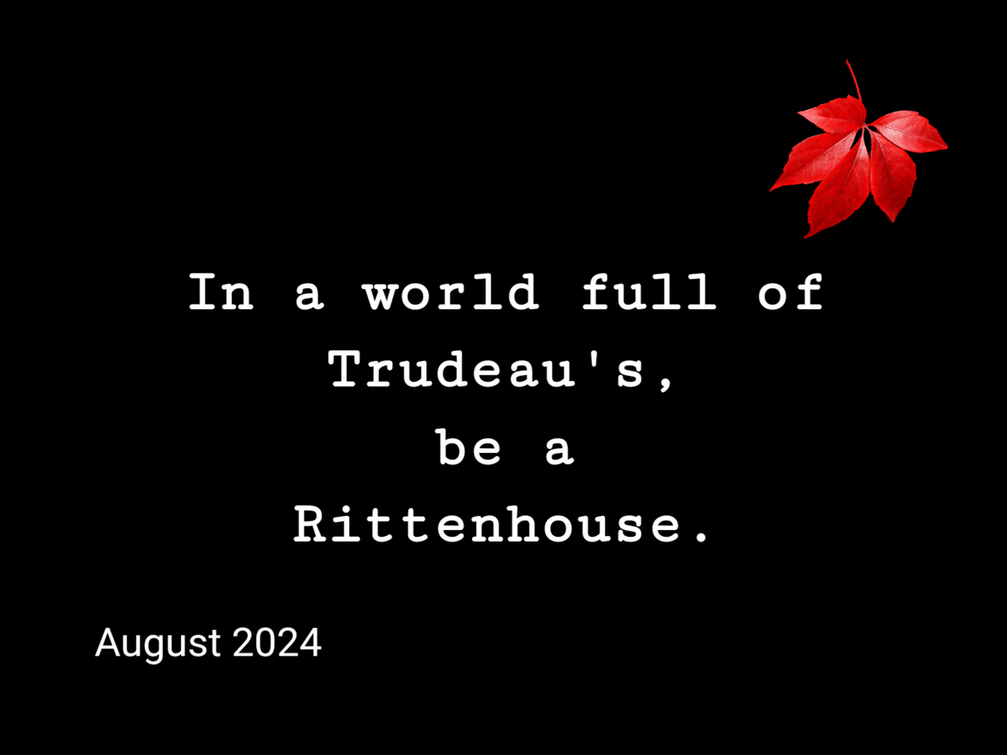 A Fuck Trudeau Calendar 2024