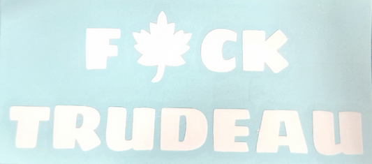 "F*ck Trudeau" Vinyl Decal