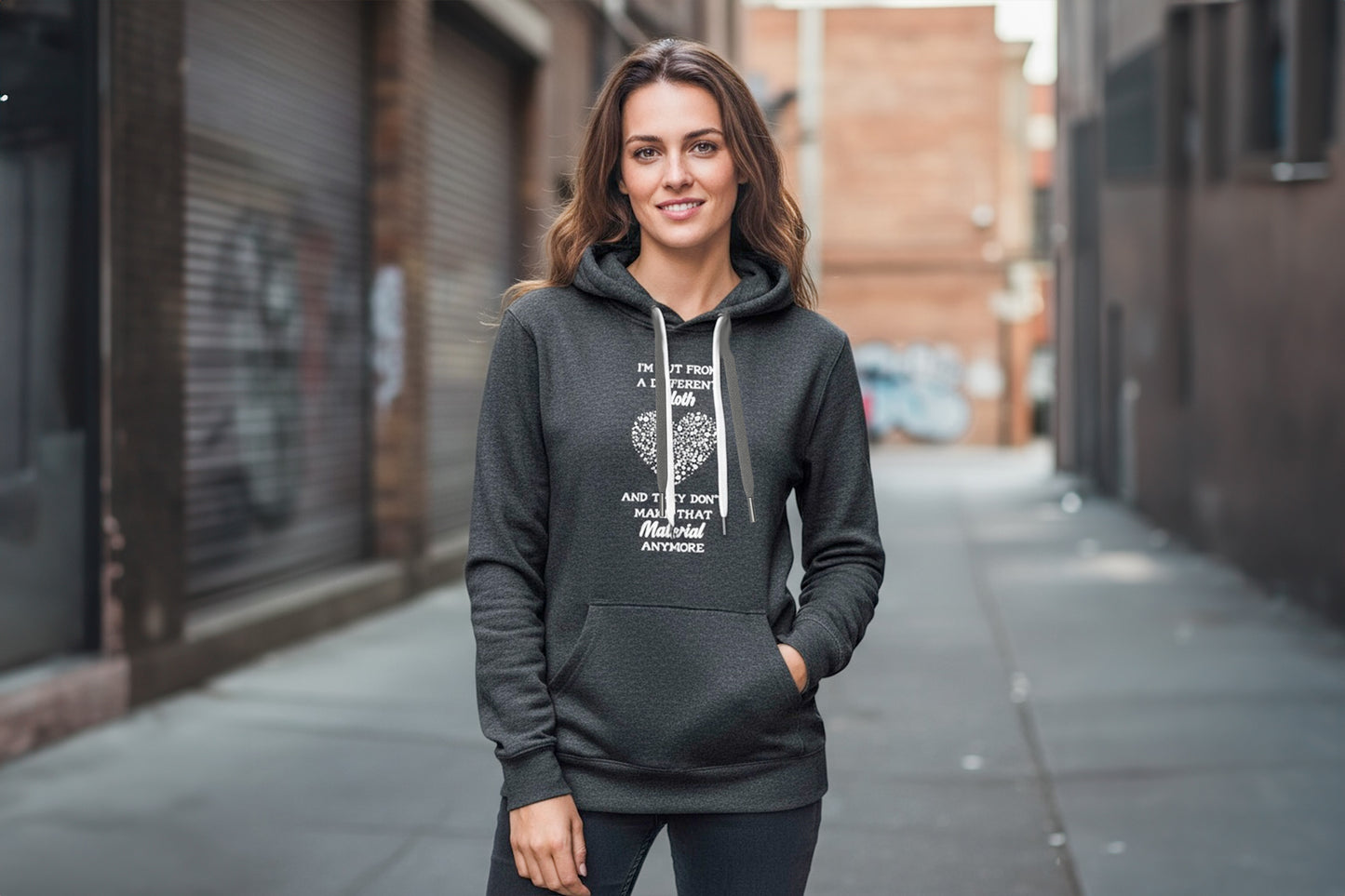 Cut From A Different Cloth Hoodie (Unisex)
